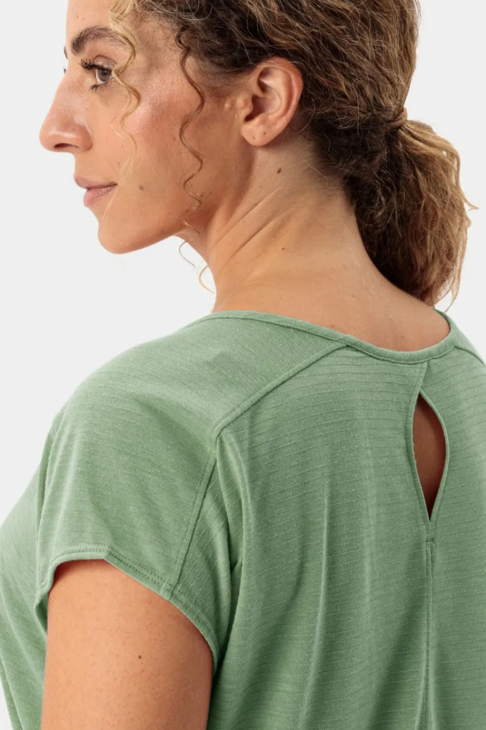 Clearance Vaude T-Shirt Skomer Iii Willow Green