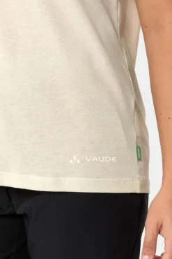 Clearance Vaude T-Shirt Women'S Cyclist Casual Shirt Ecru