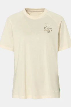 Clearance Vaude T-Shirt Women'S Cyclist Casual Shirt Ecru