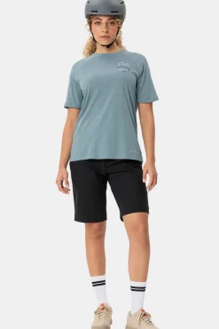 Online Vaude T-Shirt Women'S Cyclist Casual Shirt mid blue