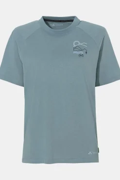 Online Vaude T-Shirt Women'S Cyclist Casual Shirt mid blue