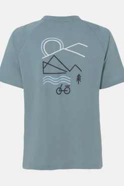 Online Vaude T-Shirt Women'S Cyclist Casual Shirt mid blue