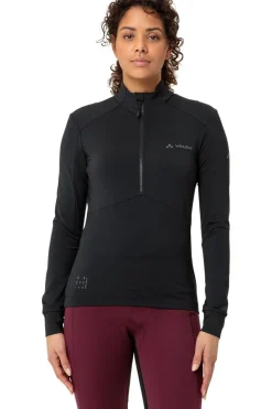 T-Shirt Women'S Kuro Halfzip Ls Tricot-Vaude Sale