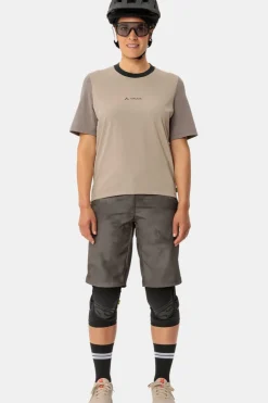 Outlet Vaude T-Shirt Women'S Loamer Shirt Beige