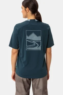 Best Vaude T-Shirt Women'S Loamer Shirt dark blue