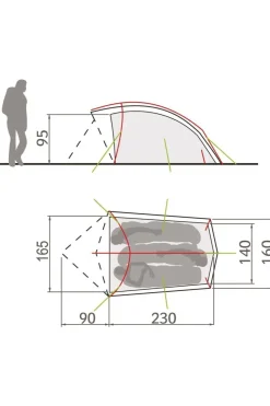 Fashion Vaude Verhuur - Tent Taurus 3P mid green