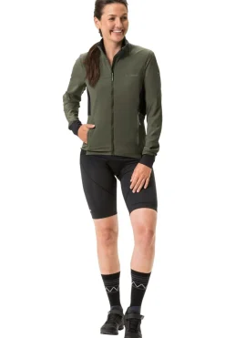 Sale Vaude Windstopper Women'S Kuro Air Jacket Khaki