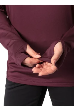 Outlet Vaude Women'S Livigno Halfzip Ii Cassis