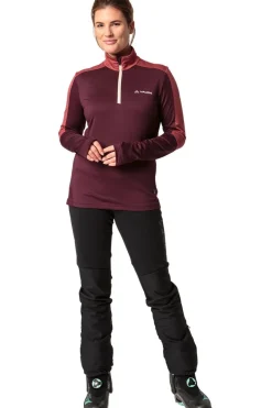 Outlet Vaude Women'S Livigno Halfzip Ii Cassis