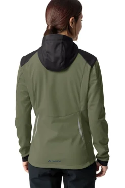 Outlet Vaude Women'S Qimsa Softshell Jacket Cedar Wood