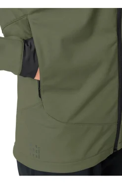 Outlet Vaude Women'S Qimsa Softshell Jacket Cedar Wood