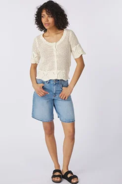 Best Vero Moda Cardigan Sandia Mid Blue/Denim / Jeans