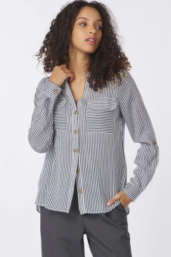 Sale Vero Moda Hemd bumpy Dark Grey Melange