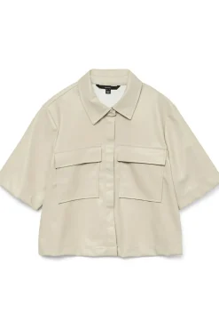 Sale Vero Moda Hemd Dina Pl Light Blue Denim