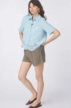 Outlet Vero Moda Hemd Otta Beige/Beige