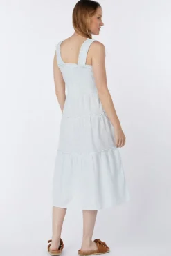 Outlet Vero Moda Jurk Jackie Smock Rpt Navy Blue/White