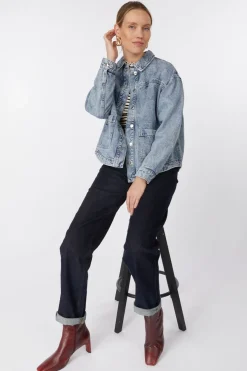 Mantel Jamie Denim Shacket Mix-Vero Moda New