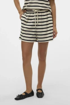 Best Vero Moda Short Emelis Ecru/Black