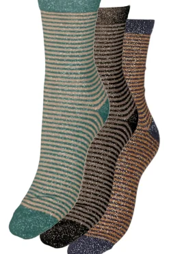 Best Vero Moda Sokken Alex Mid Green/Stripes