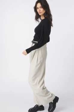 Fashion Vero Moda Trui Hollypointelle Light Grey Melange