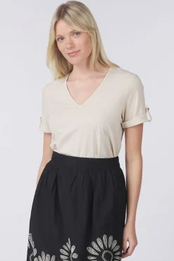 Sale Vero Moda T-Shirt Bailey black/white