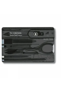 Outlet Victorinox Zakmes Swiss Card Transparant black