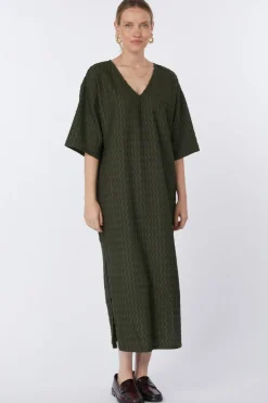 Outlet Vila Jurk Romila Midi Deep Depths