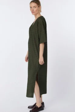 Outlet Vila Jurk Romila Midi Deep Depths