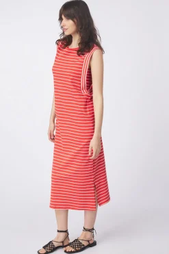 Outlet Vila Jurk Veriana Aurora Red