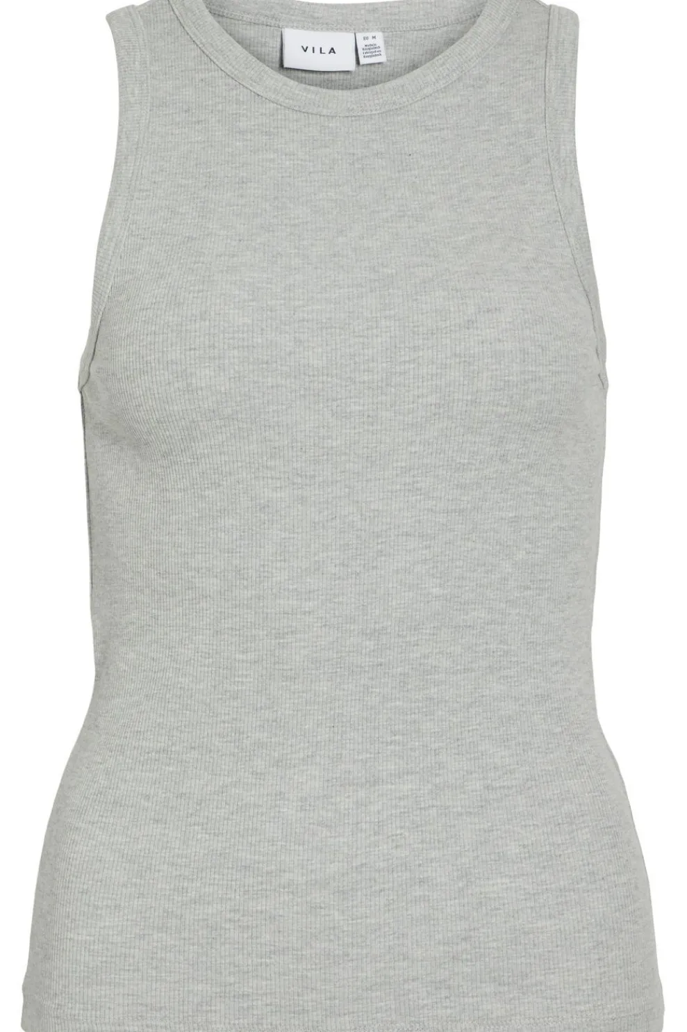 Online Vila Top Sola Tank Light Grey Melange
