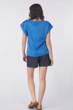 Hot Vila T-Shirt Siffi Capeeve Navy Blazer