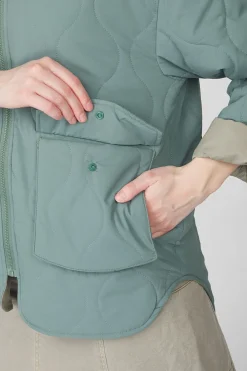 Hot Welter Shelter Jas Padded Liner Jacket Aqua Blue