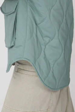 Hot Welter Shelter Jas Padded Liner Jacket Aqua Blue