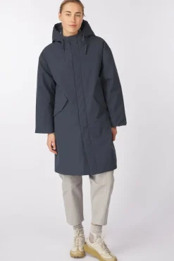 Fashion Welter Shelter Regenjas Monica G Parka Steel Blue