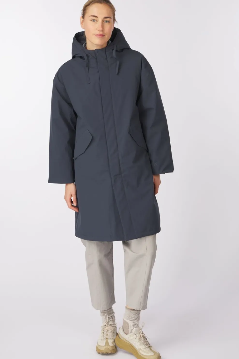 Fashion Welter Shelter Regenjas Monica G Parka Steel Blue