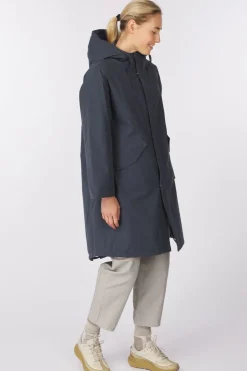 Fashion Welter Shelter Regenjas Monica G Parka Steel Blue