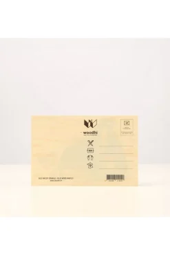 Best Woodhi Gadget Postcard Walrus Light Brown/Assorted / Mixed