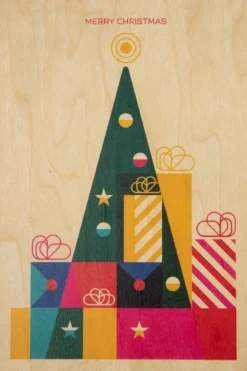 Hot Woodhi Wenskaart  Postcard Greetings 2 Bl Mc Light Brown/Assorted / Mixed