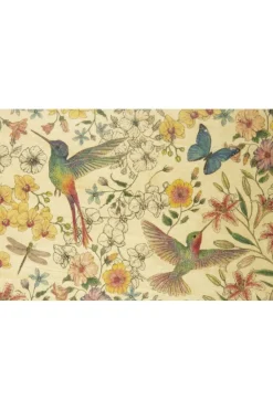 Online Woodhi Wenskaart Postcard Colibris Light Brown/Assorted / Mixed