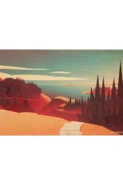 Outlet Woodhi Wenskaart Postcard Wood Path Light Brown/Assorted / Mixed