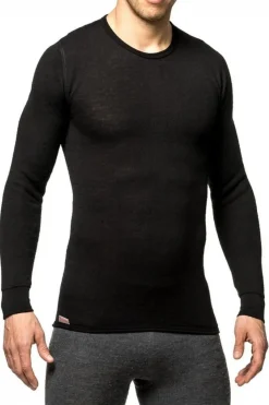 Hot Woolpower Ondergoed Crewneck 200 (unisex baselayer) black
