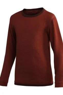 Sale Woolpower Ondergoed Crewneck 200 (kids baselayer) Autumn Red