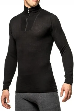Ondergoed Zip Turtleneck 200 (unisex baselayer)-Woolpower New