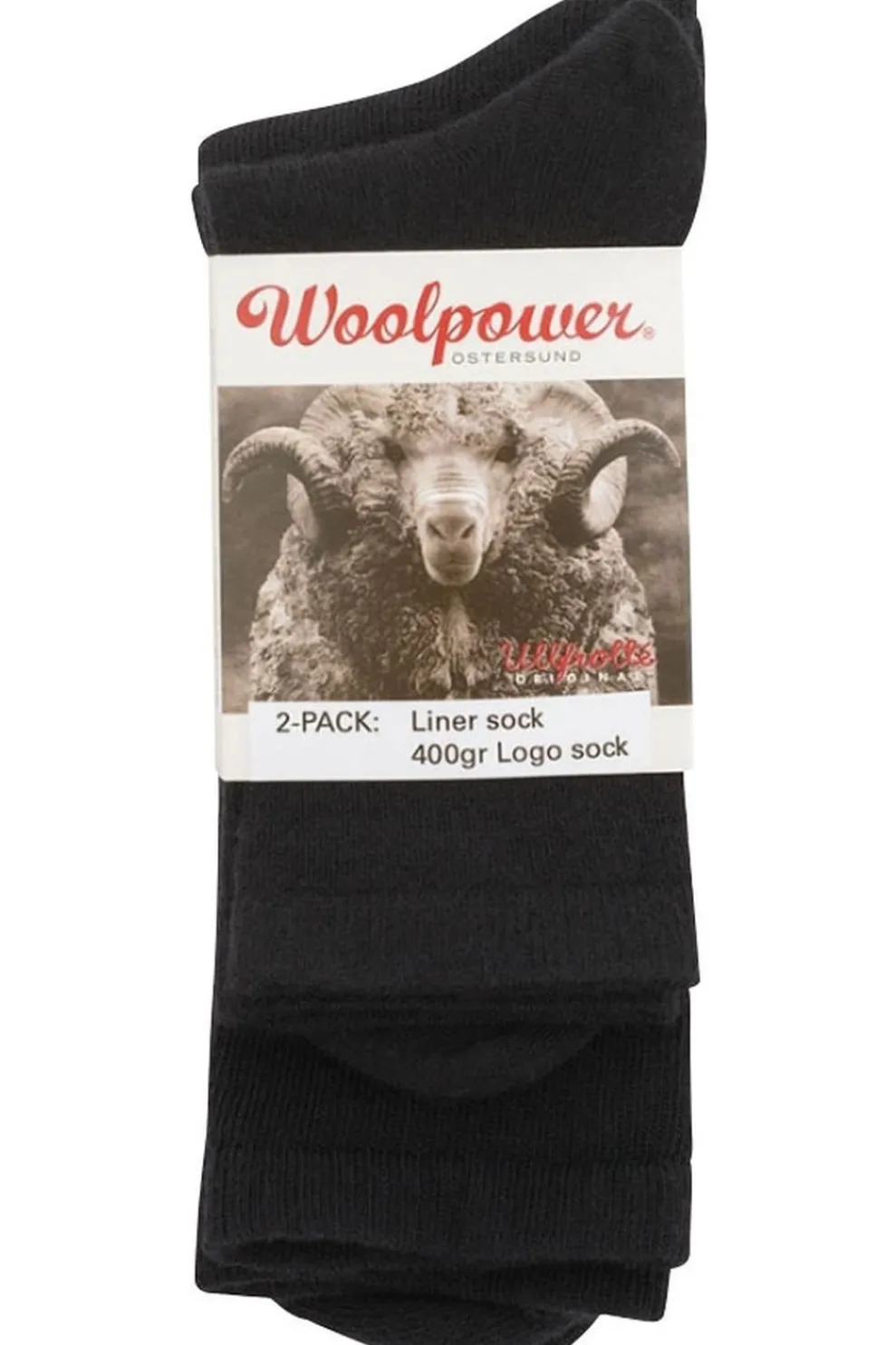 Sokken 2-Pack Sock Liner And Logo 400-Woolpower Hot