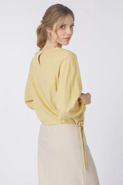 Blouse Raglan With Drawcord-Yaya Discount