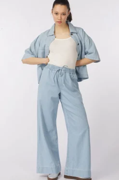 Outlet Yerse Broek Lago Sky Blue