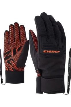 Online Ziener Handschoen Garim As Glove black/orange