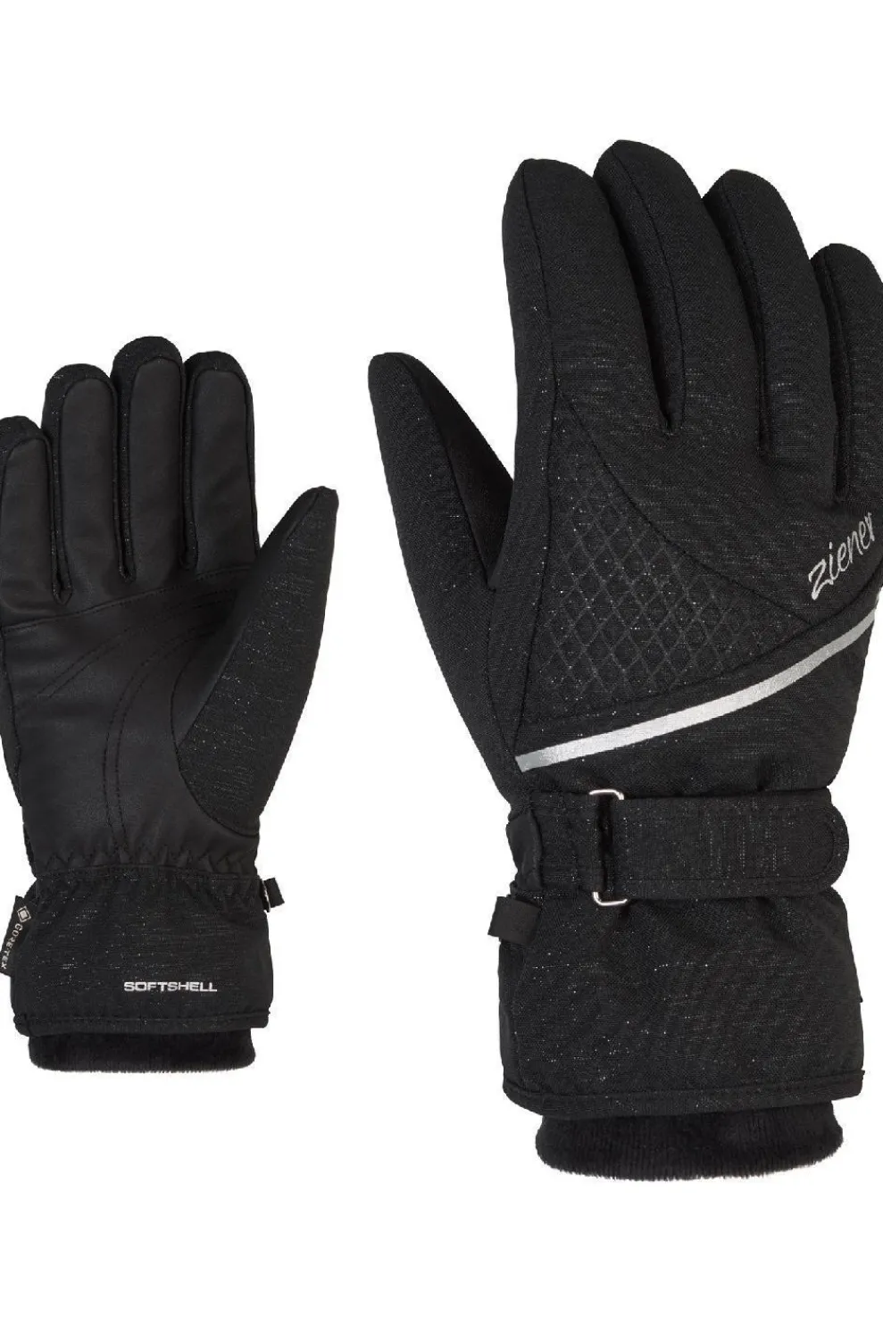 Sale Ziener Handschoen Kiana Gore-Tex + Warm Lady Black Ink Spark